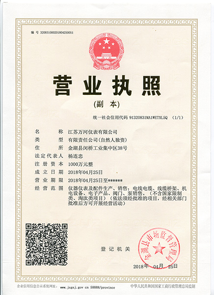 營業(yè)執(zhí)照