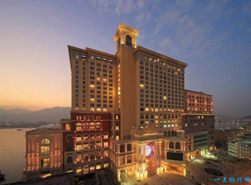 世界上最大的十个赌场排行榜:澳门十六浦酒店
